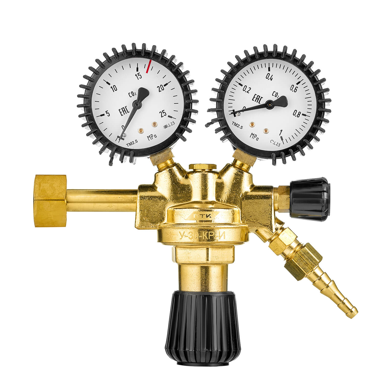 ПТК У-30-КР-И Углекислотный редуктор, латунь купить в Нефтекамске, цены |  Сварочное оборудование - Газосварочное - Редукторы - Углекислотные -  «Станкоинком»